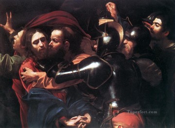 Caravaggio Painting - Toma de Cristo Caravaggio